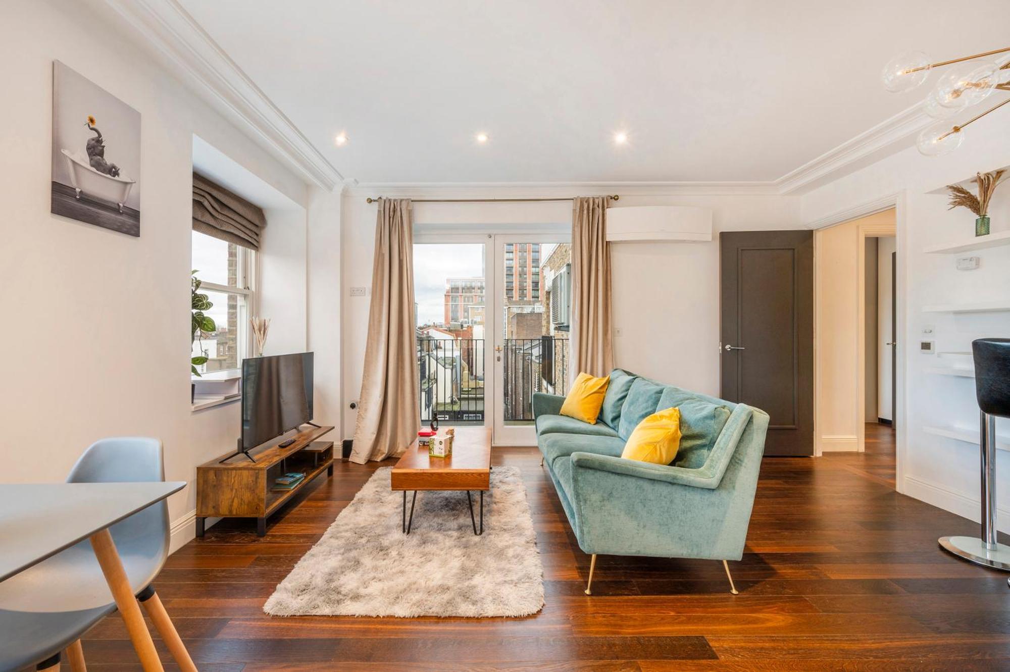 Luxury One Bedroom With Ac, Balcony, Free Coffee Apartamento Londres